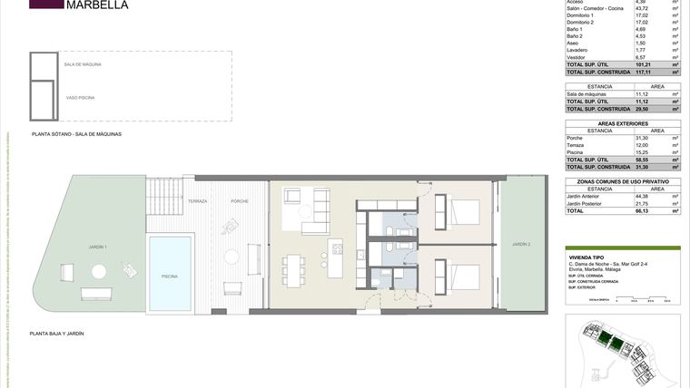 Rzut - Dom na sprzedaż 2 pokoje o powierzchni 117,11 m² - numer SH-10 w Sira Homes