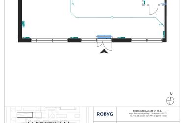 Rzut - Lokal użytkowy na sprzedaż 1 pokój o powierzchni 90,99 m² - numer J.0U02 w Nadmotławie Apartments