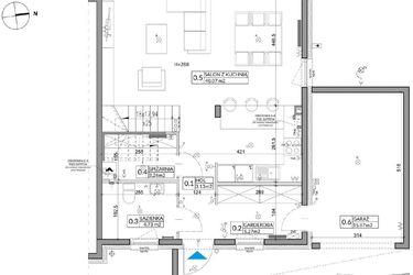 Rzut - Dom na sprzedaż 4 pokoje o powierzchni 134,79 m² - numer 4A w Miasto Ogród 5