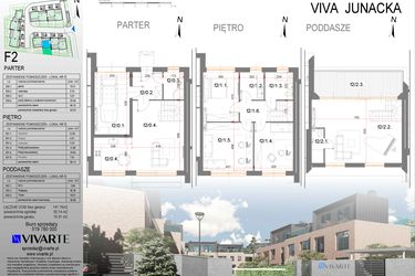 Rzut - Dom na sprzedaż 5 pokoi o powierzchni 141,76 m² - numer F2 w Viva Junacka