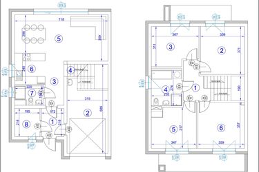 Rzut - Dom na sprzedaż 5 pokoi o powierzchni 125,03 m² - numer 7 w Tymotkowa