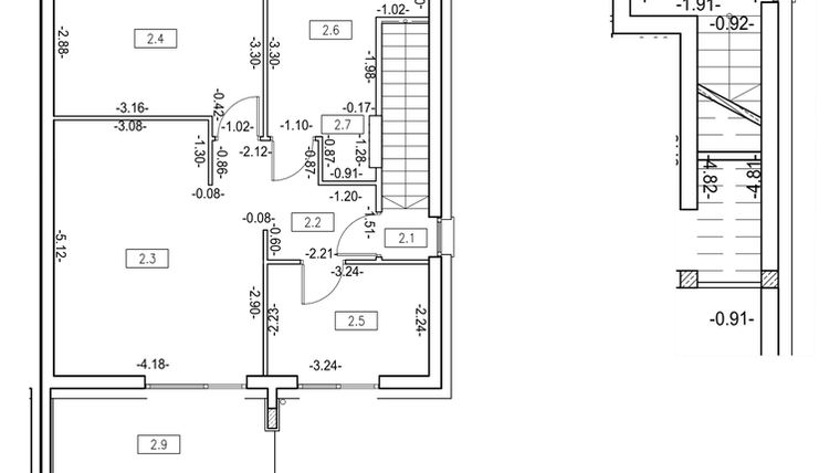 Rzut - Mieszkanie na sprzedaż 3 pokoje o powierzchni 60,13 m² - numer M16 w Osiedle Zygmunta