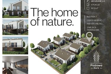 Rzut - Dom na sprzedaż 4 pokoje o powierzchni 92,74 m² - numer 7.2A w Plażowa Park Głowno