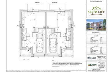 Rzut - Dom na sprzedaż 4 pokoje o powierzchni 101,69 m² - numer 12B w Osiedle Slow Life