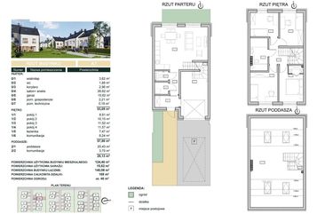 Rzut - Dom na sprzedaż 5 pokoi o powierzchni 140,08 m² - numer A7 w Cisova Park