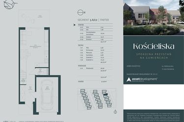 Rzut - Dom na sprzedaż 4 pokoje o powierzchni 135,15 m² - numer 3.A w Kościeliska