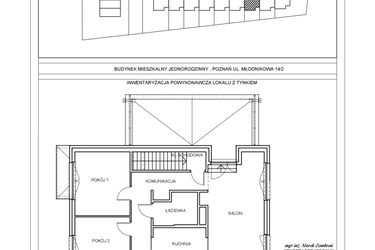 Rzut - Mieszkanie na sprzedaż 3 pokoje o powierzchni 78,05 m² - numer 49B w Osiedle Zagajnik - etap I