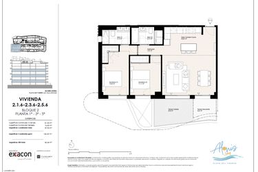 Rzut - Mieszkanie na sprzedaż 2 pokoje o powierzchni 110 m² - numer 16. w Alonis Living II