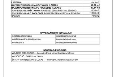 Rzut - Mieszkanie na sprzedaż 2 pokoje o powierzchni 40,69 m² - numer M26 w SUNDAY Resort Ustronie Morskie II