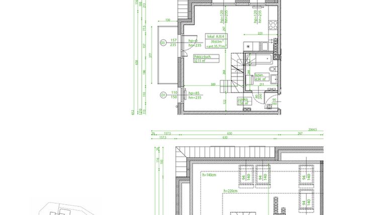 Rzut - Mieszkanie na sprzedaż 4 pokoje o powierzchni 74,35 m² - numer A.III.4 w Villa Rosenthal