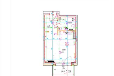 Rzut - Mieszkanie na sprzedaż 1 pokój o powierzchni 29,13 m² - numer A30 w Osiedle Zuchów
