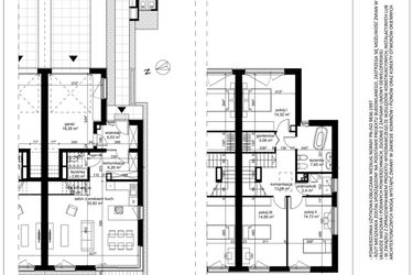 Rzut - Dom na sprzedaż 4 pokoje o powierzchni 136,65 m² - numer A1 M2 w Enklawa Zwierzyniec