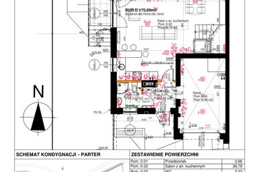 Rzut - Dom na sprzedaż 6 pokoi o powierzchni 158,32 m² - numer D w Domy Klimatyczna