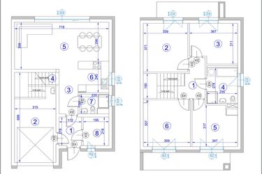 Rzut - Dom na sprzedaż 5 pokoi o powierzchni 125,03 m² - numer 2 w Tymotkowa