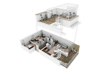 Rzut - Mieszkanie na sprzedaż 4 pokoje o powierzchni 69,22 m² - numer N4.13 w Osiedle Narcyzowe