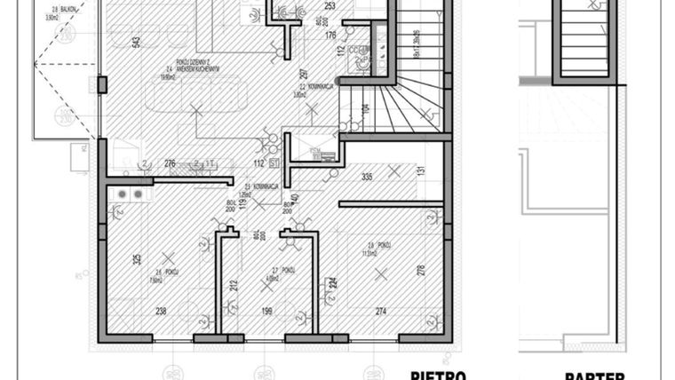 Rzut - Mieszkanie na sprzedaż 4 pokoje o powierzchni 53,98 m² - numer H6.2 w HEJ! Baniocha H