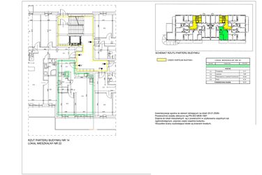 Rzut - Mieszkanie na sprzedaż 2 pokoje o powierzchni 42,57 m² - numer B02 w Lwowska 14