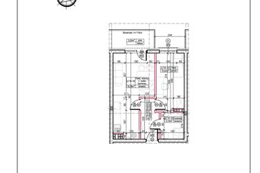 Rzut - Mieszkanie na sprzedaż 2 pokoje o powierzchni 37,85 m² - numer A.18 w Kąpielowa 2A