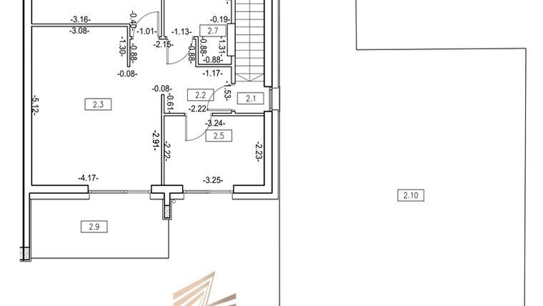 Rzut - Mieszkanie na sprzedaż 3 pokoje o powierzchni 60,07 m² - numer M4 w Osiedle Zygmunta