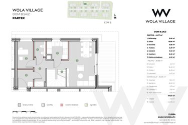 Rzut - Dom na sprzedaż 4 pokoje o powierzchni 117,88 m² - numer B.5A/2 w Wola Village