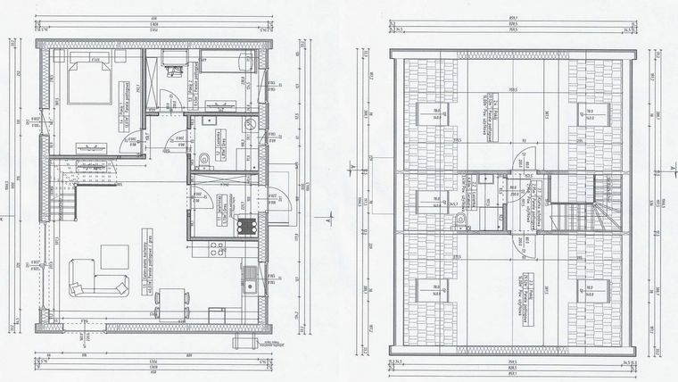 Rzut - Dom na sprzedaż 5 pokoi o powierzchni 111,57 m² - numer Comfort+ w Osiedle Słoneczne Siedlisko