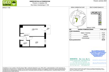 Rzut - Mieszkanie na sprzedaż 2 pokoje o powierzchni 36,56 m² - numer D162 w Jasielska 8C