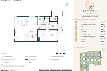 Rzut - Dom na sprzedaż 5 pokoi o powierzchni 157,29 m² - numer B2 w Przystań Złotokłos