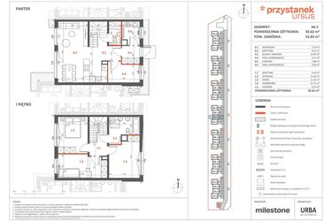 Rzut - Dom na sprzedaż 5 pokoi o powierzchni 91,29 m² - numer 4A.2 w Przystanek Ursus