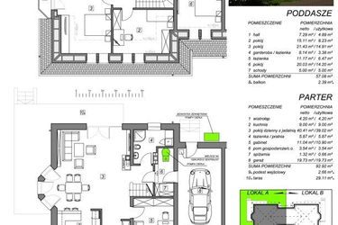 Rzut - Dom na sprzedaż 5 pokoi o powierzchni 150 m² - numer 3A w Willa Kamieniec Wrocławski