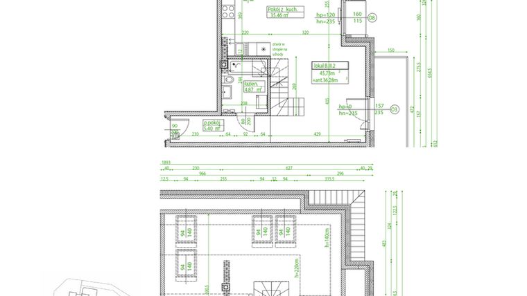 Rzut - Mieszkanie na sprzedaż 4 pokoje o powierzchni 78,62 m² - numer B.III.2 w Villa Rosenthal