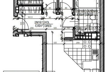 Rzut - Mieszkanie na sprzedaż 3 pokoje o powierzchni 52,12 m² - numer 16 w Staroniwskie Sady etap II