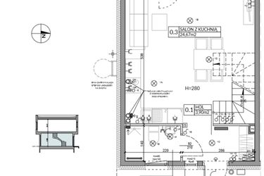 Rzut - Dom na sprzedaż 4 pokoje o powierzchni 74,84 m² - numer 13 w Boska Ksawerowska 2