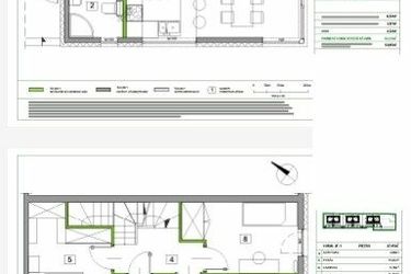 Rzut - Dom na sprzedaż 4 pokoje o powierzchni 94,13 m² - numer 2F.1 w Wawer Park II