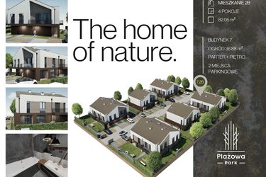 Rzut - Dom na sprzedaż 4 pokoje o powierzchni 82,05 m² - numer 7.2B w Plażowa Park Głowno