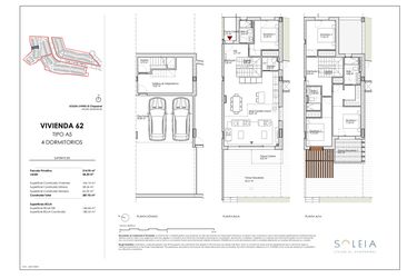 Rzut - Dom na sprzedaż 4 pokoje o powierzchni 164,14 m² - numer 62 w Soleia Living