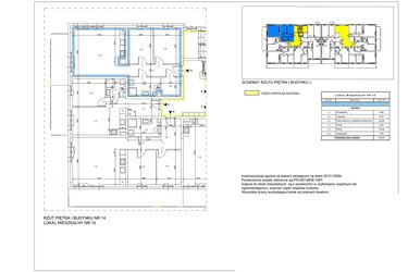 Rzut - Mieszkanie na sprzedaż 3 pokoje o powierzchni 63,05 m² - numer A10 w Lwowska 14