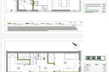 Rzut - Dom na sprzedaż 4 pokoje o powierzchni 92,32 m² - numer 2F.1 w Wawer Park II