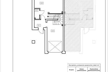 Rzut - Dom na sprzedaż 4 pokoje o powierzchni 104,82 m² - numer 6 w Trzmielowicka