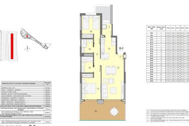 Rzut - Mieszkanie na sprzedaż 3 pokoje o powierzchni 75 m² - numer 1 w Eagle Apartments 2