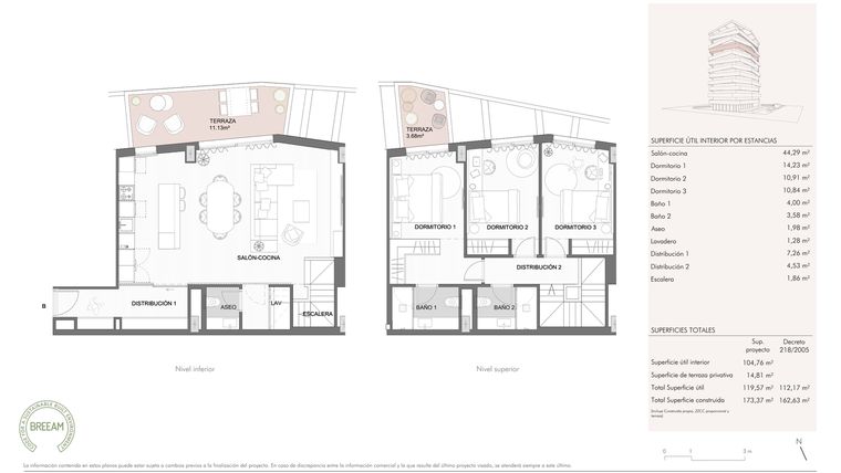Rzut - Mieszkanie na sprzedaż 3 pokoje o powierzchni 130,41 m² - numer 40910 w Octavia