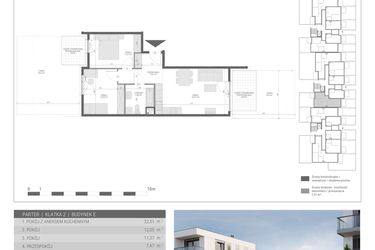 Rzut - Mieszkanie na sprzedaż 3 pokoje o powierzchni 58,83 m² - numer 22 w Monsa bud. E