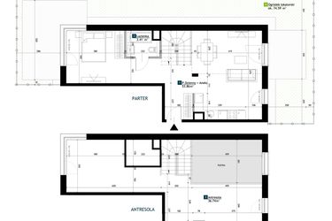 Rzut - Mieszkanie na sprzedaż 1 pokój o powierzchni 94,01 m² - numer BF0003 w Viva Cité