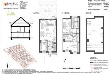 Rzut - Mieszkanie na sprzedaż 4 pokoje o powierzchni 84,78 m² - numer B15/L2 w Słoneczne Ogrody