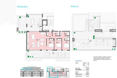 Rzut - Mieszkanie na sprzedaż 3 pokoje o powierzchni 110,11 m² - numer 4-A w Mieszkania w Torre-Pacheco - 81297711