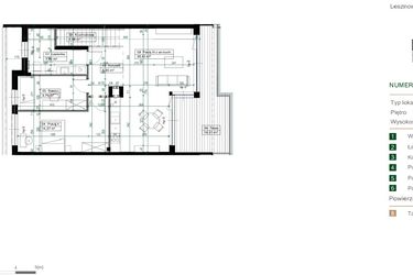 Rzut - Mieszkanie na sprzedaż 3 pokoje o powierzchni 69,34 m² - numer 7.2 w Green Ville