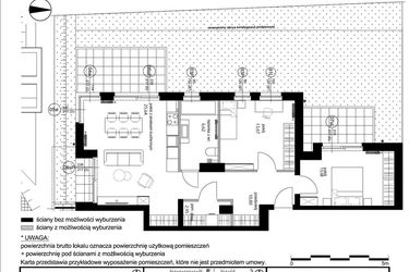 Rzut - Mieszkanie na sprzedaż 3 pokoje o powierzchni 74,3 m² - numer B.01 w Cygańska Góra 5