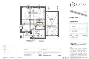 Rzut - Dom na sprzedaż 4 pokoje o powierzchni 113,29 m² - numer II/71 w Osada Magdalenka