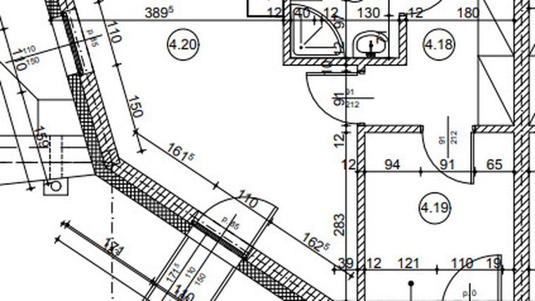 Rzut - Mieszkanie na sprzedaż 2 pokoje o powierzchni 37,1 m² - numer 20.26 w Osiedle Wyszyńskiego