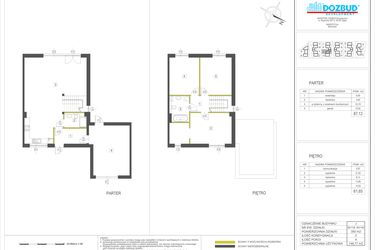 Rzut - Dom na sprzedaż 4 pokoje o powierzchni 148,77 m² - numer J w Domy Bobrowiec VI