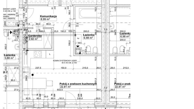 Rzut - Mieszkanie na sprzedaż 3 pokoje o powierzchni 62,11 m² - numer O6 w Osiedle Stara Cegielnia etap VII